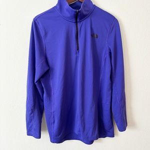 Well-Loved North Face Purple Quarter Zip